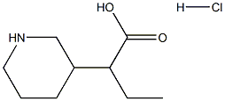 3-哌啶乙酸乙酯盐酸盐, , 结构式