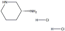 (R)-3-氨基哌啶二盐酸盐, , 结构式