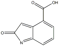 4-羧基吲哚-2-酮, , 结构式