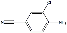 4-amino-3-chlorobenzonitrile Structure