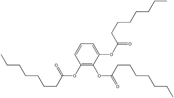 Phenylene trioctylate Structure