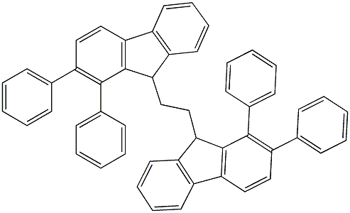 1,2-bis(diphenylfluorenyl)ethane Struktur