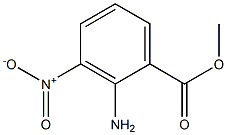 2-氨基-3-硝基苯甲酸甲酯, , 结构式