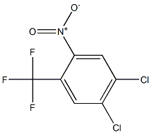 4,5-二氯-2-硝基三氟甲苯, , 结构式