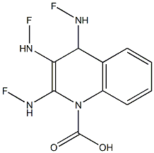 Trifluoroaminoquinolinecarboxylic acid Struktur