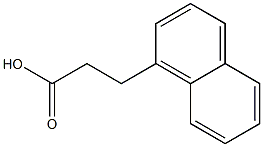 B-(1-Naphthyl)propionicAcid Structure