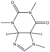 CaffeineIodide 化学構造式