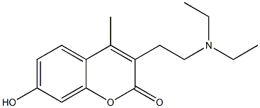  3-[2-(二乙氨基)乙基]-7-羟基-4-甲基-2H-1-苯并吡喃-2-酮