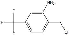 2-(Chloromethyl)-5-(trifluoromethyl)benzenamine Structure