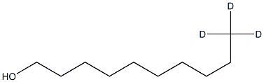 Decanol-10,10,10-D3 Struktur