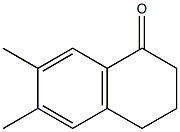 6,7-DIMETHYLTETRALONE Structure