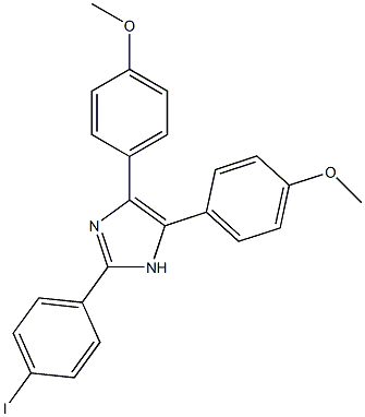 2-(4-IODOPHENYL)-4,5-BIS(4-METHOXYPHENYL)-1H-IMIDAZOLE Struktur