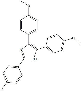 2-(4-IODOPHENYL)-4,5-BIS(4-METHOXYPHENYL)-1H-IMIDAZOLE Structure