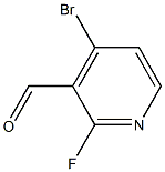 4-BROMO-2-FLUORO-3-FORMYLPYRIDINE 结构式