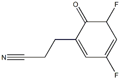 3,5-difluorobenzonylacetonitrile
 Struktur