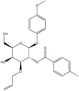  4-Methoxyphenyl3-O-allyl-2-O-toluoyl-b-D-galactopyranoside