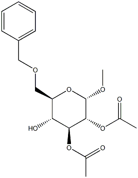 Methyl2,3-di-O-acetyl-6-O-benzyl-a-D-glucopyranoside