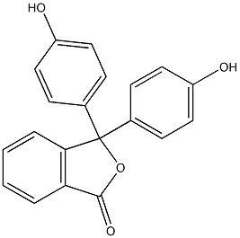 PHENOLPHTHALEIN,1%(W/V)INDICATORSOLUTIONIN70%ALCOHOL 化学構造式