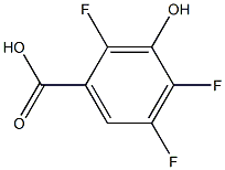 3-hydroxyl-2,4,5-trifluoro benzoic acid 结构式