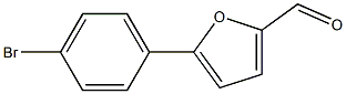 5-p-bromophenyl-2-furancarboxaldehyde,,结构式