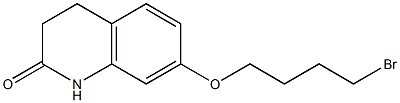 7-(4-bromobuthoxy)-1,2,3,4-tetrahydroquinoline-2-one Structure