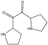 1,2-Di(2-pyrrolidinyl)-1,2-ethanedione 化学構造式