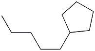 1-Cyclopentylpentane.,,结构式