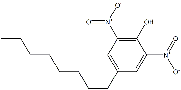 2,6-Dinitro-4-octylphenol. 结构式