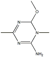 2-Amino(N-methyl)-4-methyl-6-methoxy-1,3,5-triazin 结构式