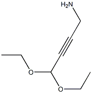 4-Amino-1,1-diethoxy-2-butyne, 96% Structure