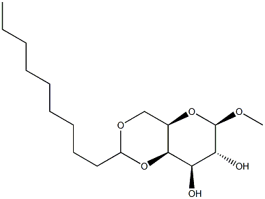  beta-D-Galactopyranoside, 4,6-O-decylidene-methyl-