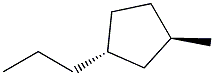 trans-1-Methyl-3-propylcyclopentane.