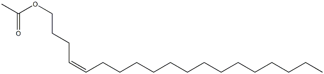 Z-4-Nonadecen-1-ol acetate 化学構造式