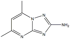 2-Amino-5,7-dimethyl[1,2,4]triazolo[1,5-a]pyrimidine Structure