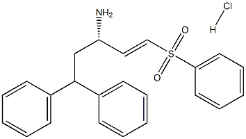 Phenyl (E)-(S)-3-amino-5-phenyl-1-(phenylsulphonyl)pent-1-ene hydrochloride