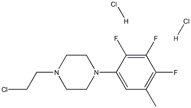 1-(2-CHLOROETHYL)-4-(3-TRIFLUORO METHYL PHENYL)PIPERAZINE DIHCL Structure