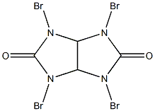 1,3,4,6-TETRABROMO-TETRAHYDRO-IMIDAZO[4,5-D]IMIDAZOLE-2,5-DIONE Struktur
