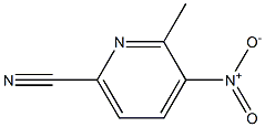 2-METHYL-3-NITRO-6-CYANOPYRIDINE Struktur