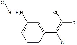 3-(TRICHLOROVINYL)-PHENYLAMINE HYDROCHLORIDE,,结构式