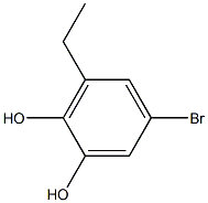 5-BROMO-3-ETHYLBENZENE-1,2-DIOL,,结构式