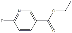 6-FLUORONICOTINIC ACID ETHYL ESTER Structure