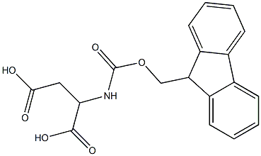 FMOC-L-AMINOSUCCINIC ACID,,结构式