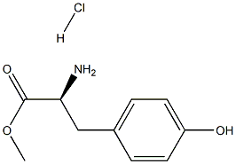 L-TYROSINE METHYLESTER MONOHYDROCHLORIDE 结构式