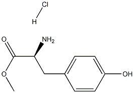 L-TYROSINE METHYLESTER MONOHYDROCHLORIDE Structure