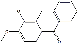 1,7-Dihydro-3,4-dimethoxyanthone Struktur