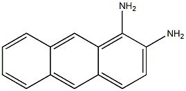 1,2-diaminoanthracene Structure
