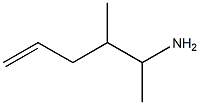 1,2-二甲-4-戊烯胺, , 结构式