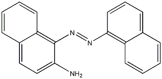 2-amino-1,1'-azonaphthalene Structure