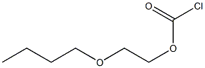 2-butoxyethyl chlorocarbonate 化学構造式