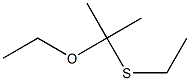 acetone diethyl thioacetal Struktur